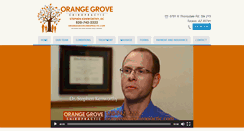 Desktop Screenshot of orangegrovechiropractic.com